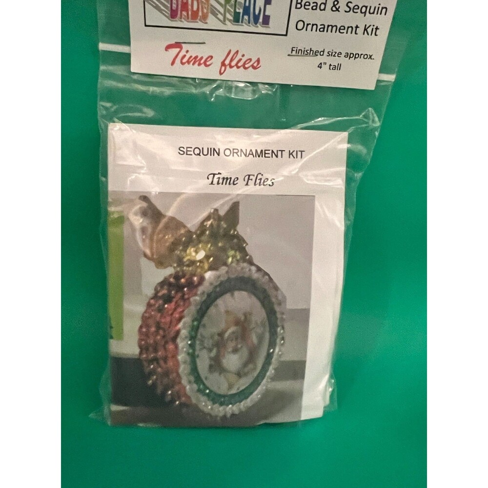TIME FLIES BEADED ORNAMENT KIT